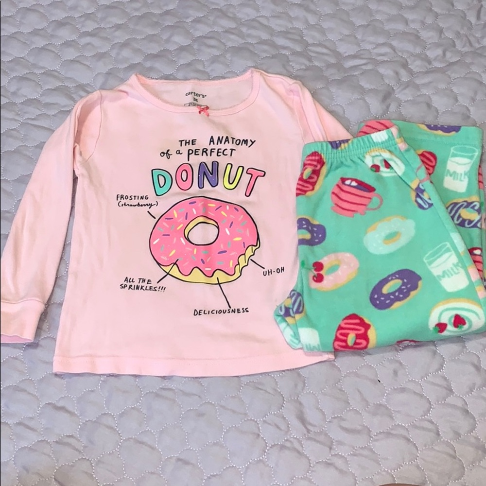 Carter’s Glitter Donut Pajamas